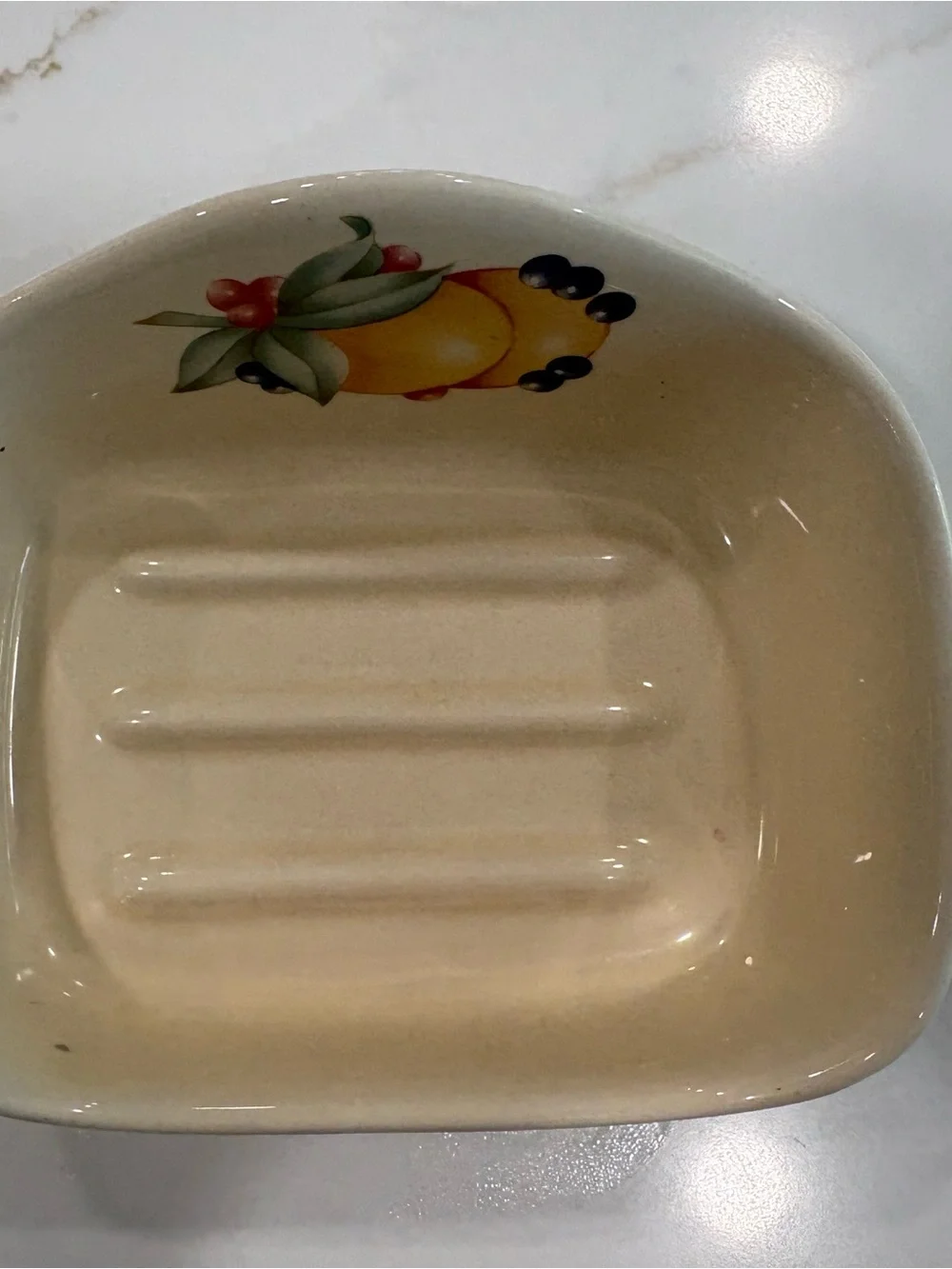Vintage Corelle Abundance Soap Dish. 1990’s.